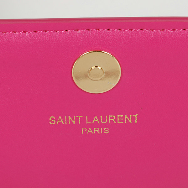 YSL de jour clutch 7131 rosered - Click Image to Close